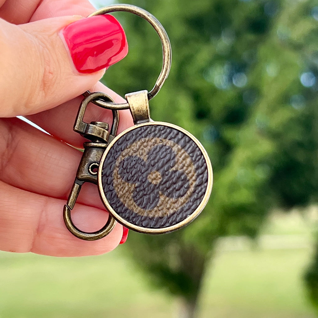 Upcycled Louis Vuitton Keychain Repurposed LV Authentic LV