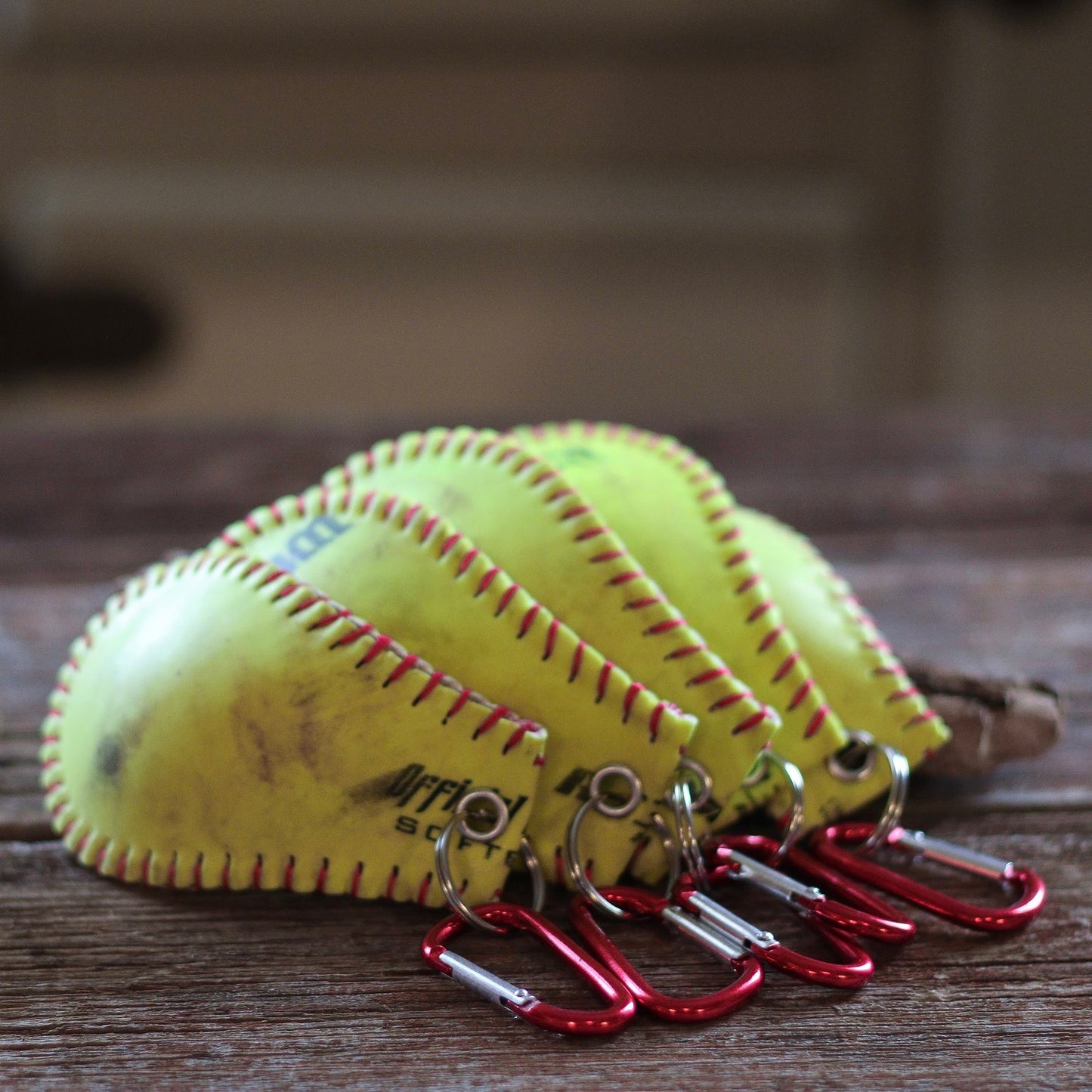 SOFTBALL KEYCHAIN