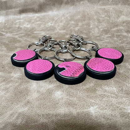 PINK BASKETBALL KEY RING