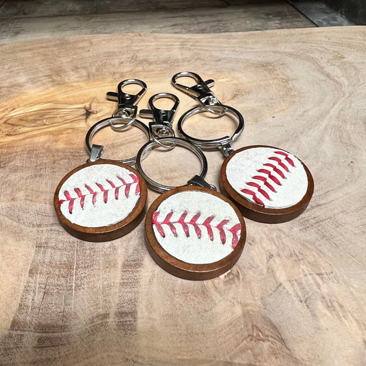 BASEBALL KEY RING