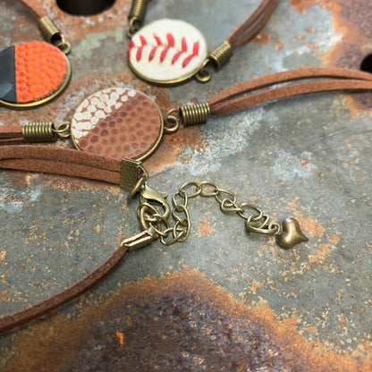 SOFTBALL BEZEL BRACELET