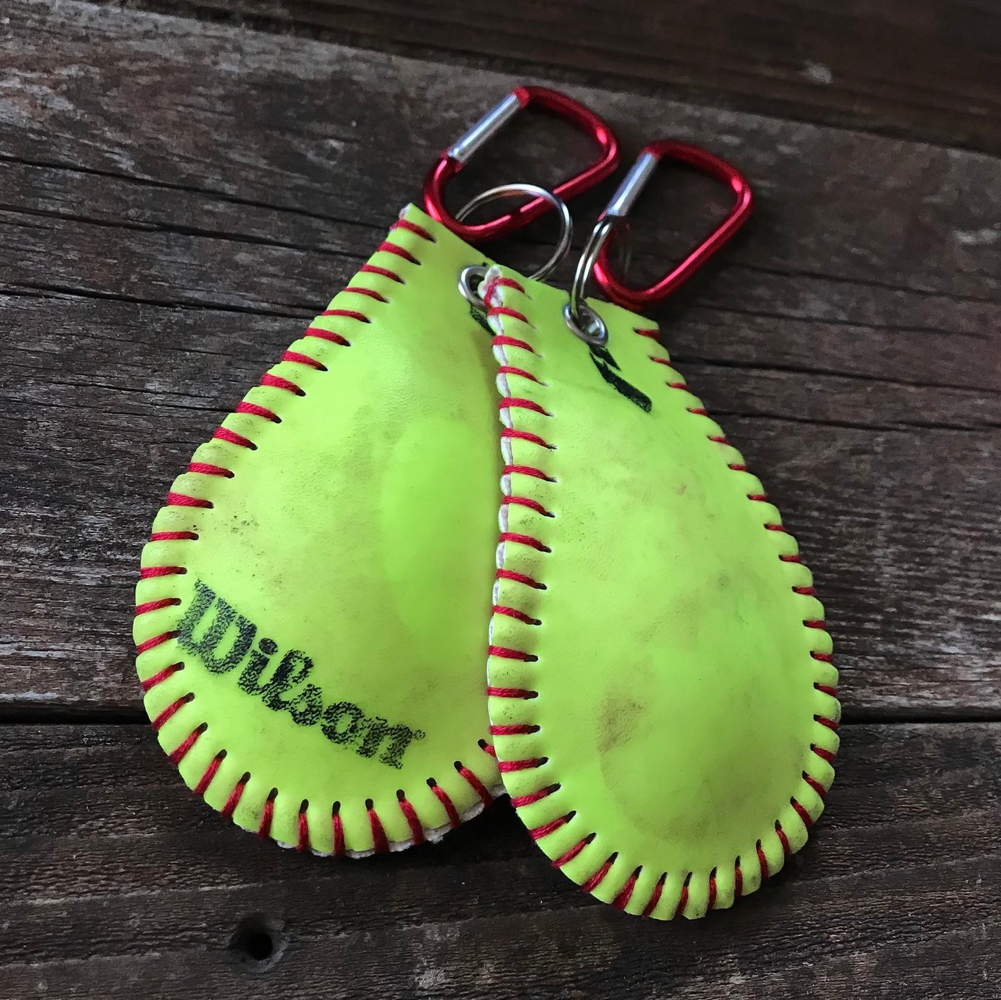 SOFTBALL KEYCHAIN