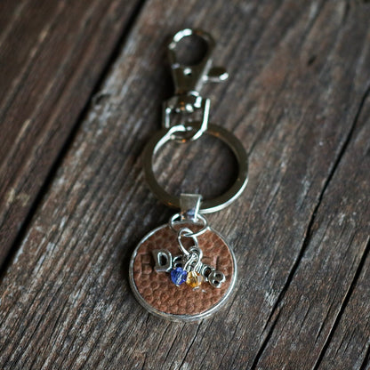 DANCE TEAM FOOTBALL KEYCHAIN